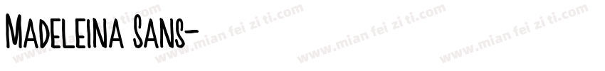 Madeleina Sans字体转换